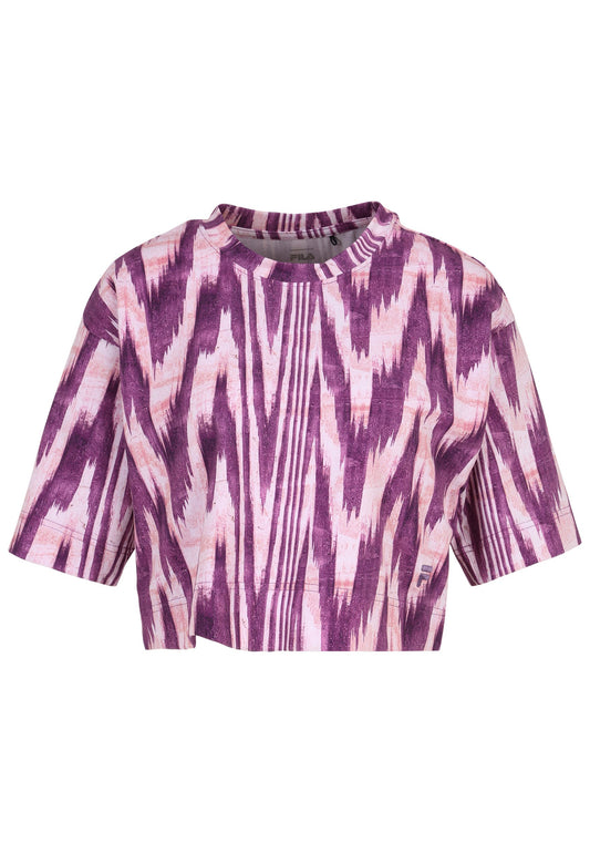 Fila Apparel CATTENOM AOP tee Purple (1FI41D04I-I11) Women