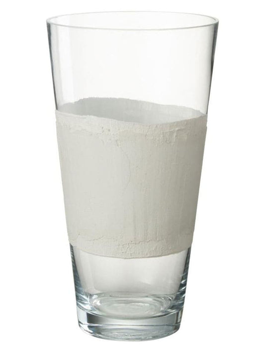 J Line Vase "Delph" White (H)35 x Ø 19 cm Unisex