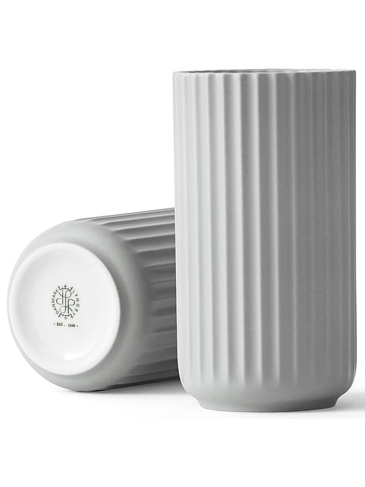 LYNGBY Vase Grey (H)15 cm Unisex