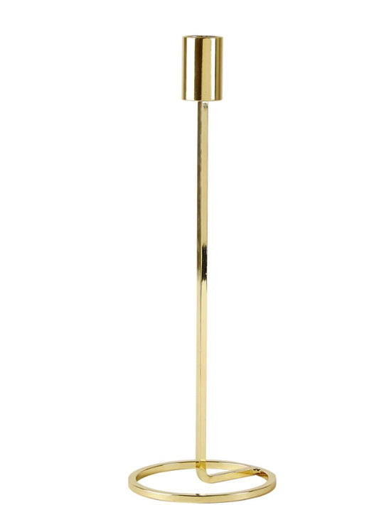 Villa Collection Candlestick Gold (H)25,5 x Ø 9,5 cm Unisex