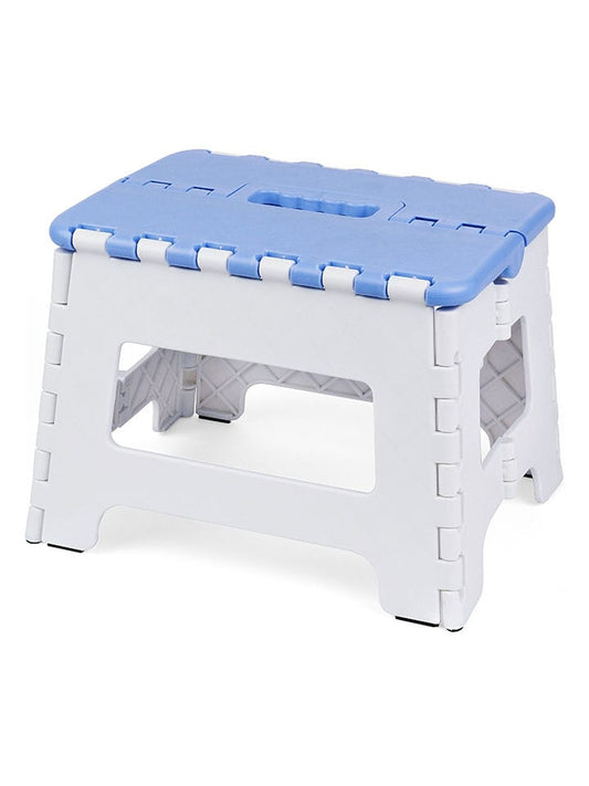 Jolly Folding Stool White / Blue (W)21 x (H)30 x (D)21 cm Unisex