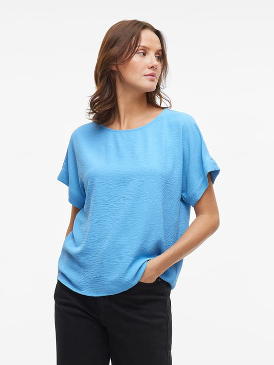 Vila Shirt Light Blue Women