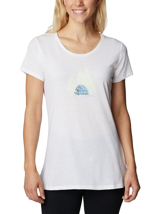 Columbia Shirt "Daisy Days" White Women