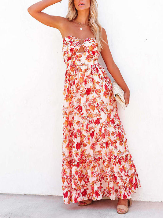 LA Angels Dress Red / Orange / White Women
