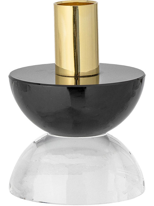 Bloomingville Candle Holder ''Etel'' Black / Gold (H)10,5 x Ø 8 cm Unisex