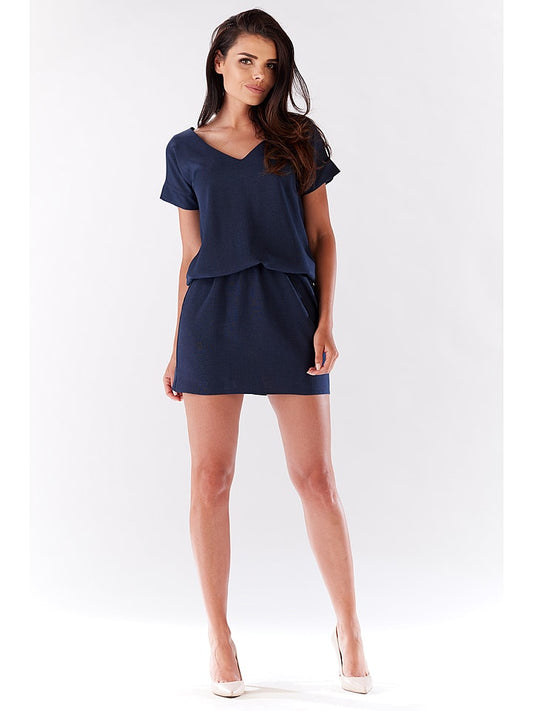 Awama Dress Navy Women