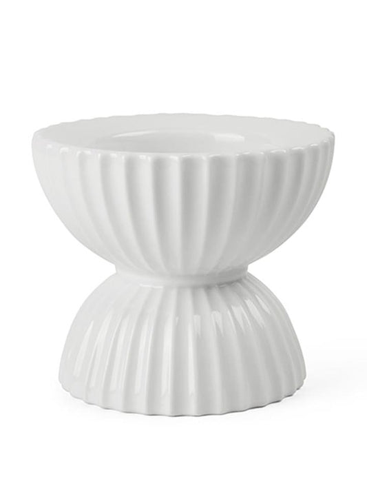 LYNGBY Candlestick "Tura" White Ø 11,5 cm Unisex
