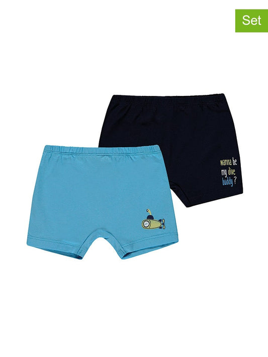 Kanz 2-Piece Set: Shorts Navy / Light Blue Men