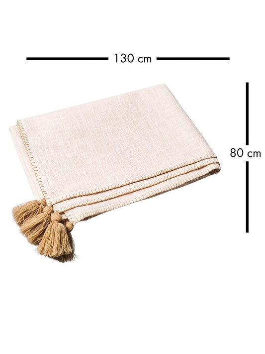 FYNCH-HATTON Bedspread "Zola" Cream (L)130 x (W)80 cm Unisex
