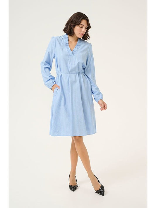 Kaffe Dress "Sanni" Light Blue Women
