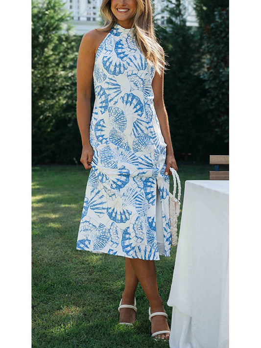 LA Angels Dress Cream / Blue Women