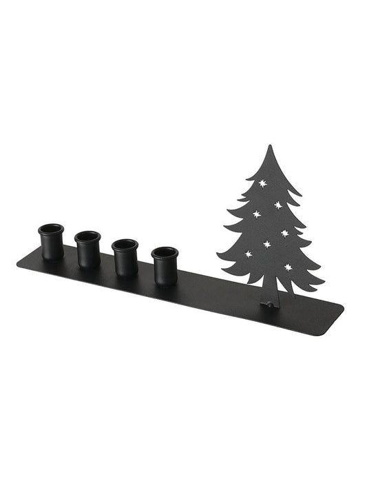 Boltze Candelabra "Waldan" Black (W)38 x (H)18,2 cm Unisex