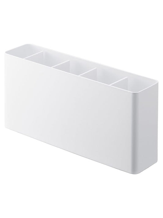 Yamazaki Utensil Holder ''Tower'' White (W)30 x (H)14,3 x (D)6,8 cm Unisex