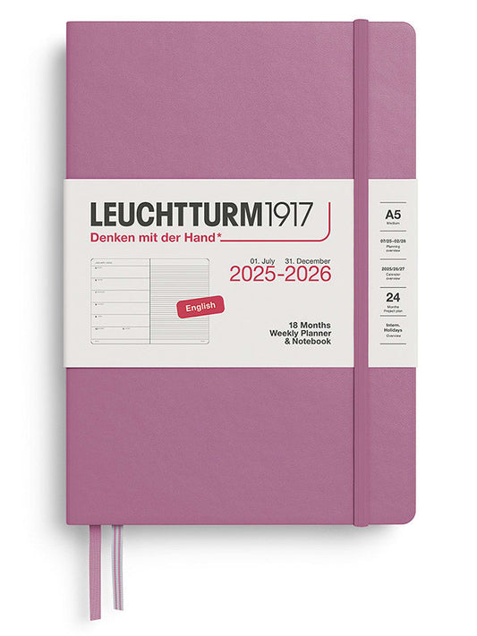 LEUCHTTURM1917 Weekly Planner & Notebook Lilac A5 Unisex