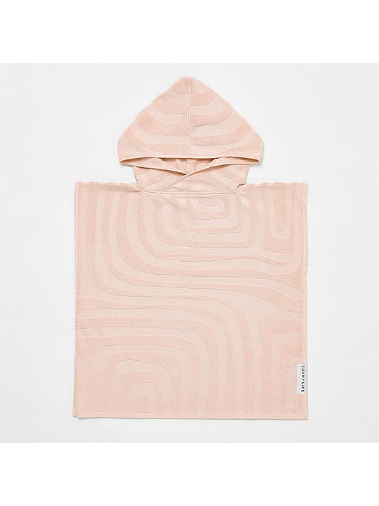 Sunny Life Bath Poncho Pink (L)70 x (W)70 cm Unisex