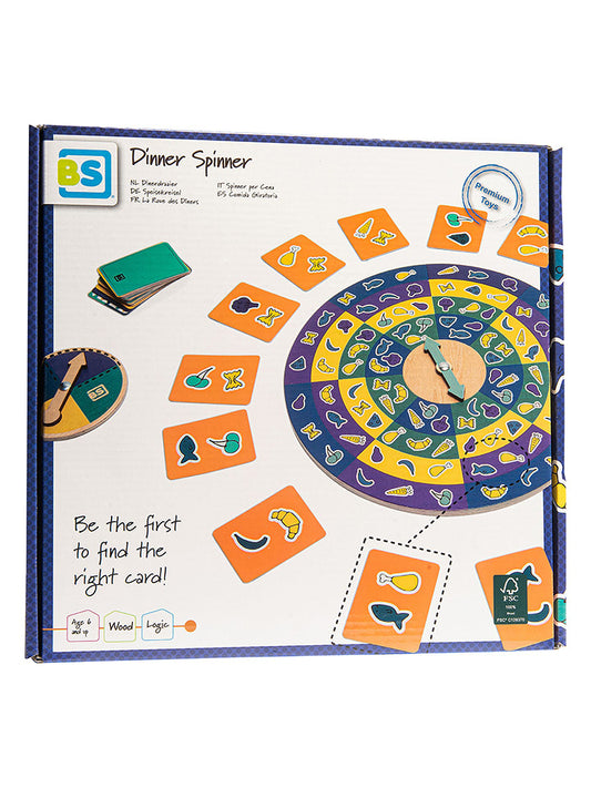 BS Toys Card Game "Dinner Spinner" from 6 years Unisex