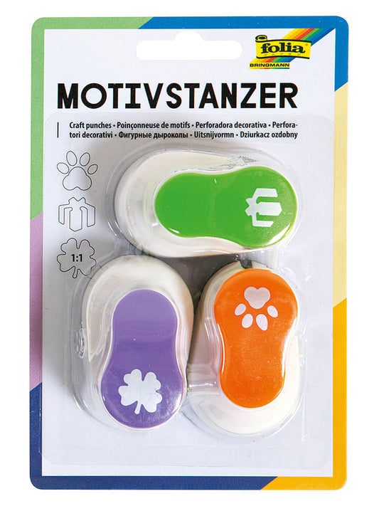 folia PAPER Craft Punch Multicolour 3 pcs Unisex