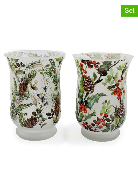 SiL Interiors 2-Piece Set: Lantern Multicolour (H)15 x Ø 11 cm Unisex
