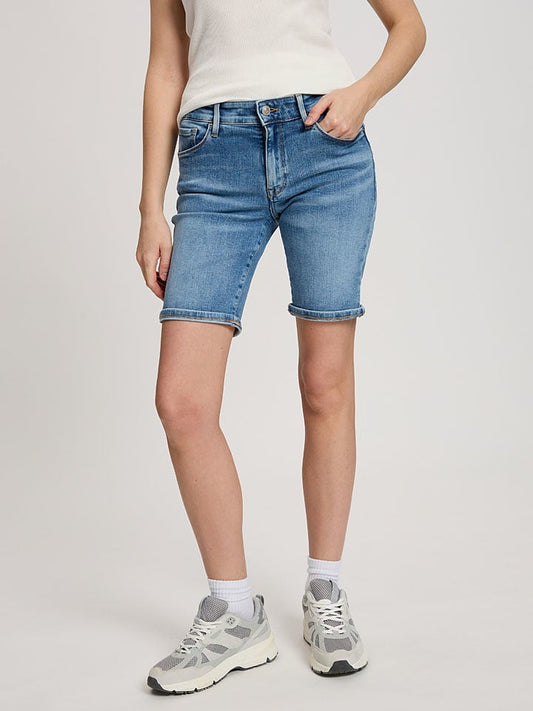 Cross Jeans Denim Shorts Blue Women