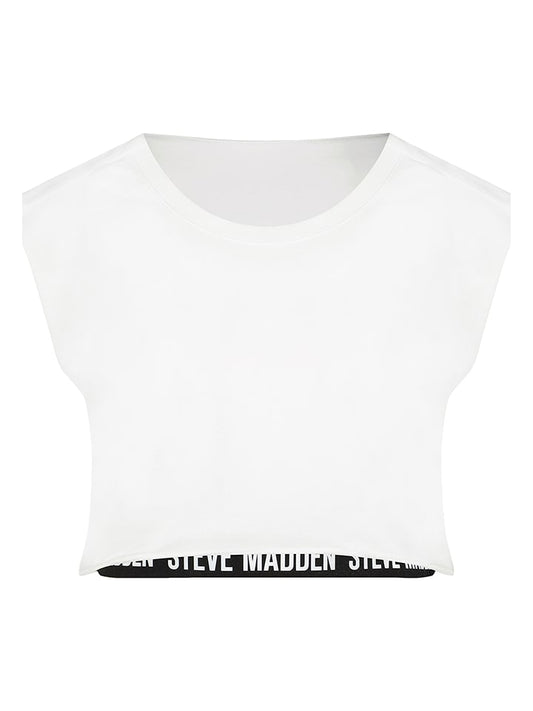 Steve Madden Training Shirt "Ibella" White Women
