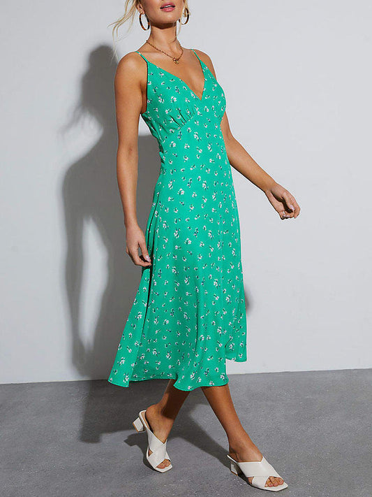 LA Angels Dress Green Women