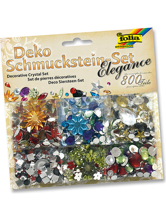 folia PAPER Craft Gems Set "Elegance" Multicolour Unisex