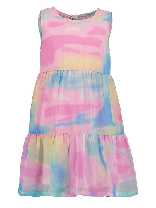 Blue Seven Dress Multicolour Kids