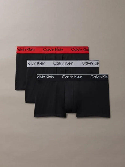 Calvin Klein Mens Low Rise Trunk LV00NB44090AZ Black