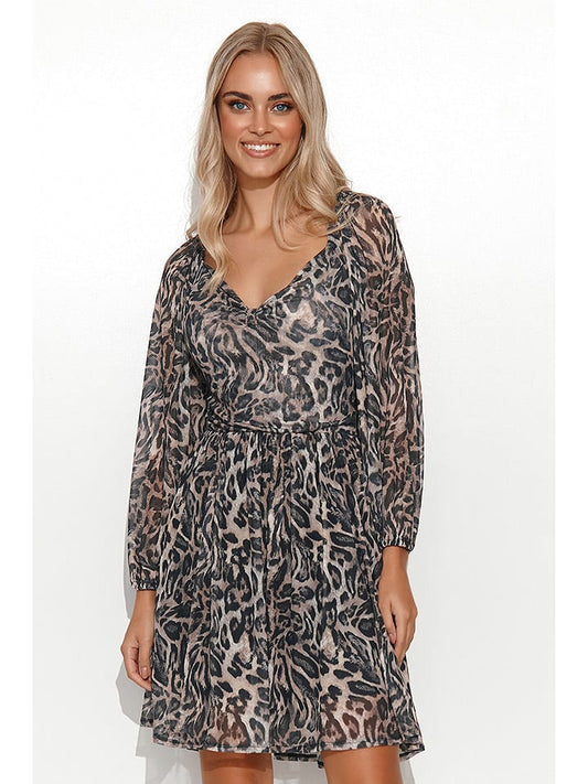 Makadamia Dress Brown / Black / Multicolour Women