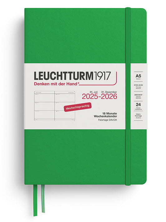 LEUCHTTURM1917 Weekly Planner Green A5 Unisex