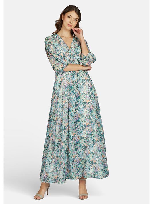 Kleo Dress Turquoise Women