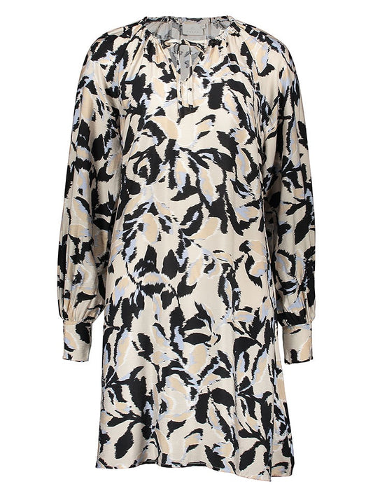 Kaffe Dress Beige / Navy Women