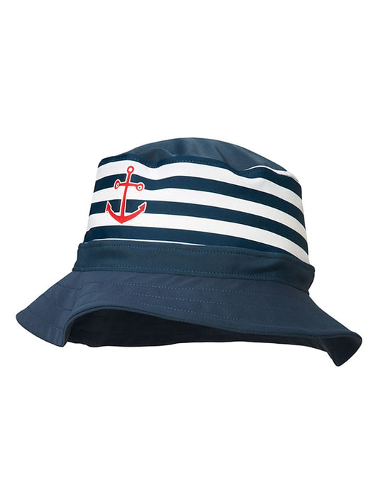 Playshoes Sun Hat "Maritim" Navy / White Men
