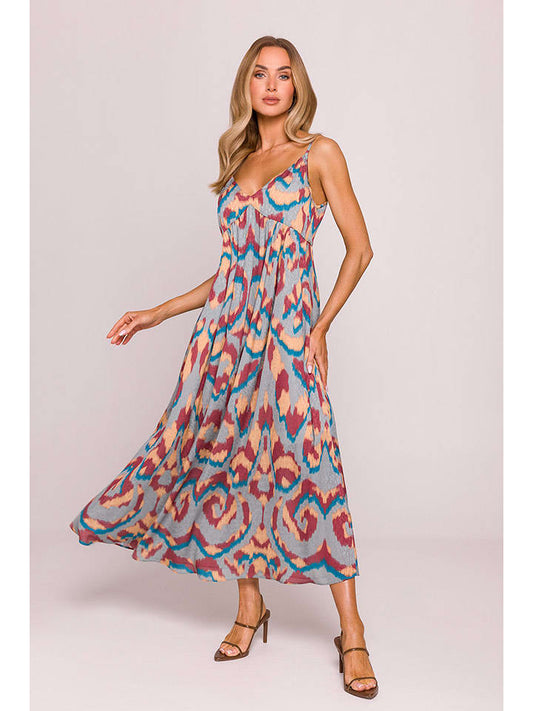 made of emotion Dress Blue / Red / Orange Women