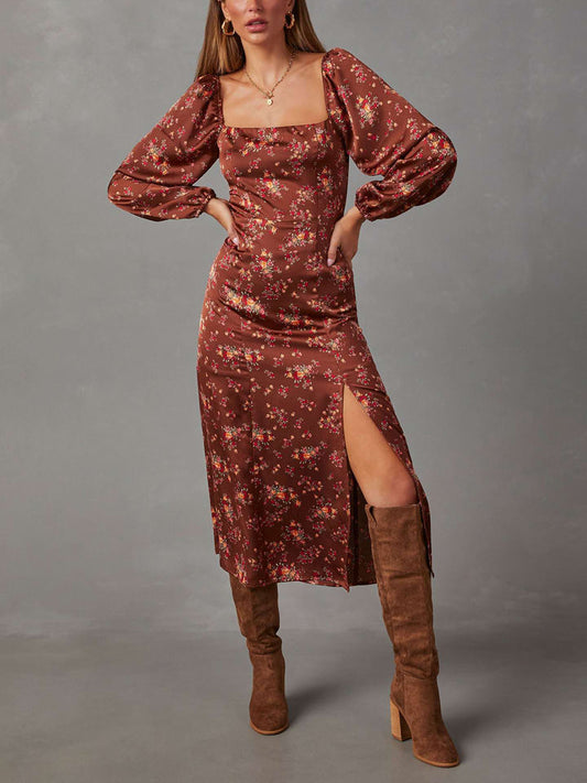 LA Angels Dress Light Brown / Red Women