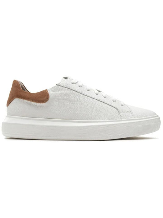 Geox Leather Sneaker "Deiven" White / Brown Men