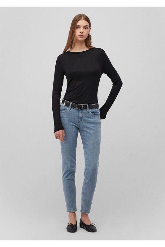 Mavi Ada Casual Indigo Blue Jean Trousers Women