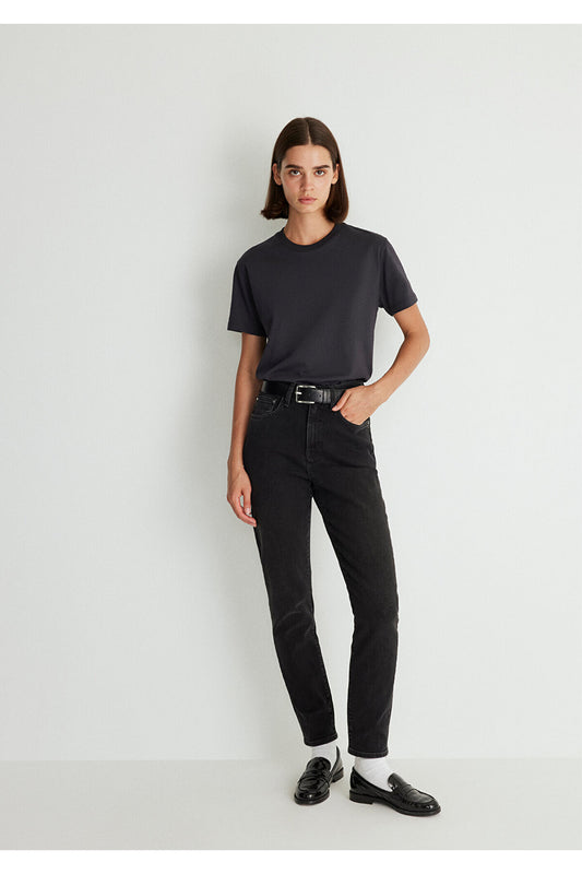 Mavi Star Real Blue Anthracite Smoke Jean Trousers Grey Women