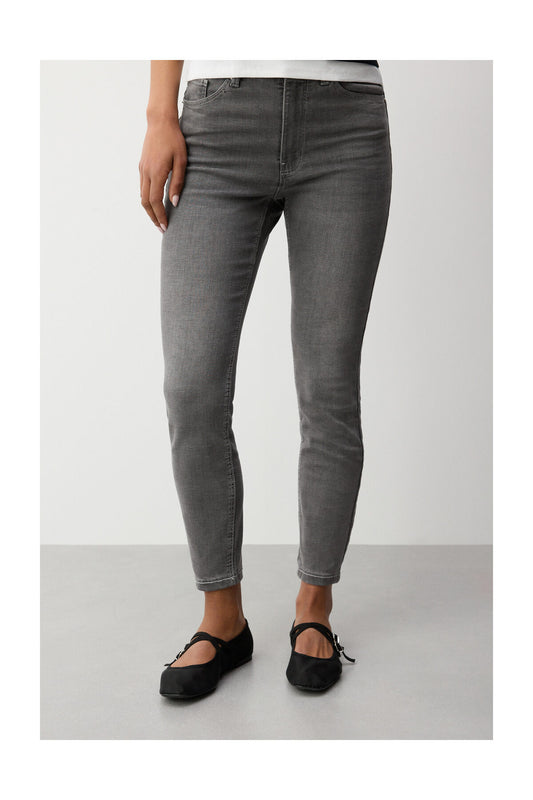 LEFTIES Woman Super High-Waist Jeans Steel Women