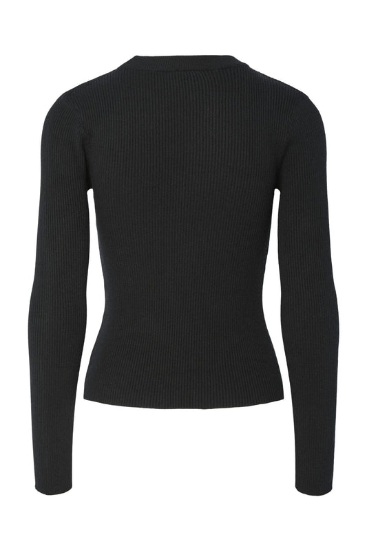 PIECES Pcmira New Ls O-Neck Knit Noos Bc Birch Women