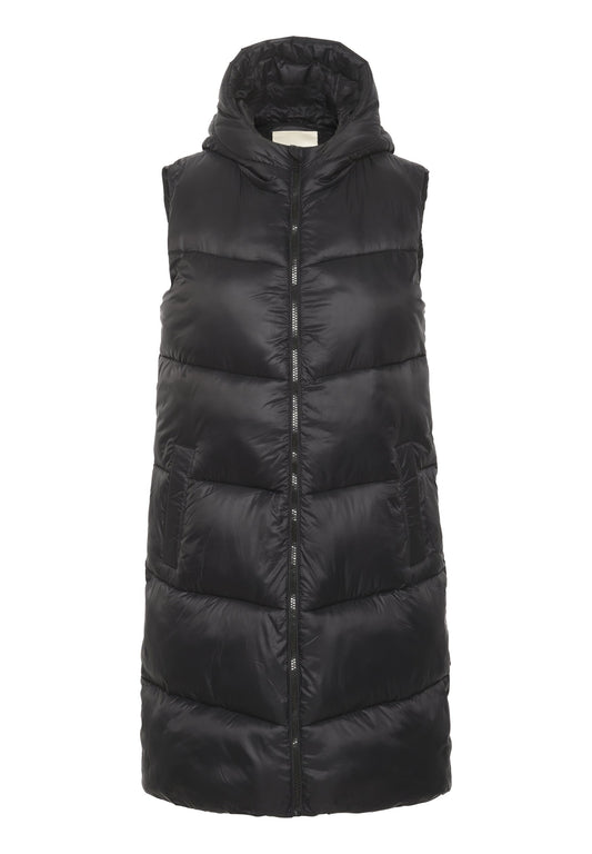 Cream CRLora Long Waistcoat Black (ZZO2BU001-Q00) Women