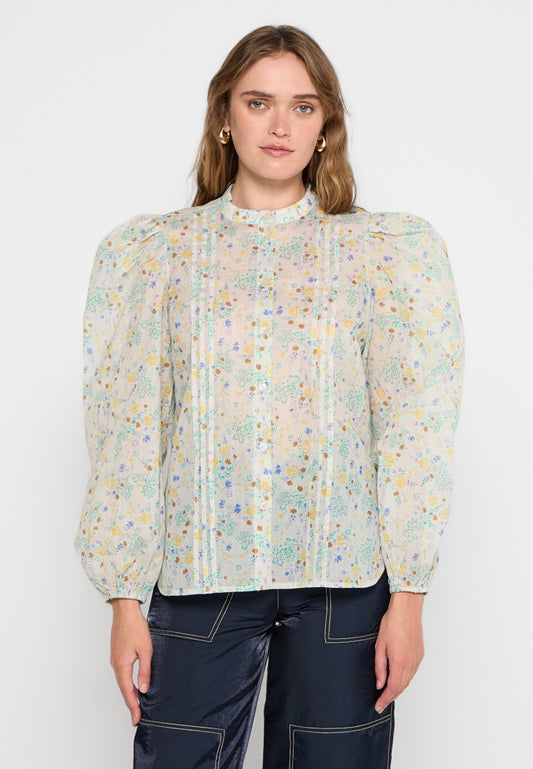 Stella Nova Transparent cotton shirt Multi-Coloured (ZZO2UVM22-T00) Women