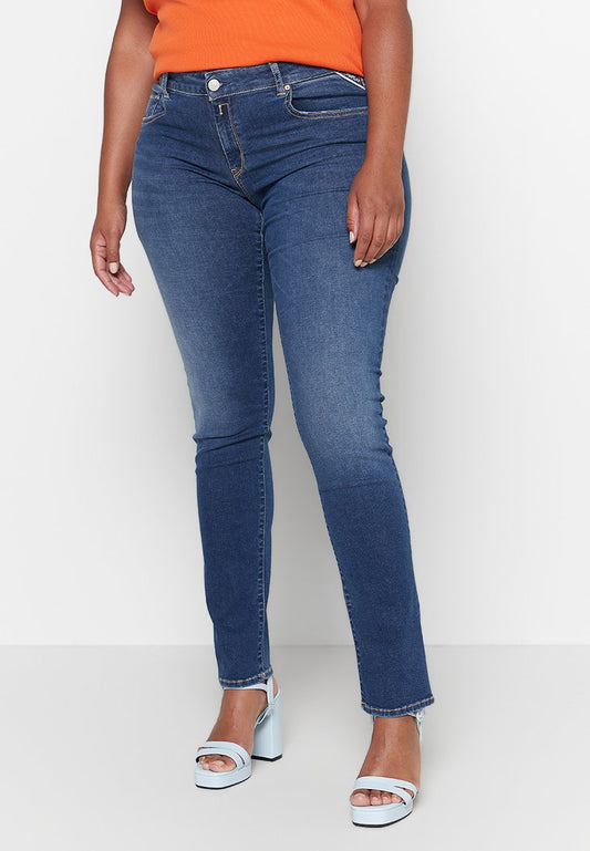 Replay 10.5 OZ HYPERFLEX STRETCH DENIM Dark Blue (ZZO2B5B93-K00) Women