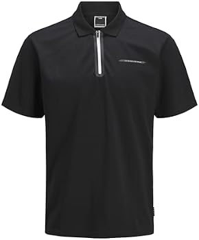 Jack & Jones Core JCOFUSION PIQUE POLO SS SN Black (12273127-Black) Men