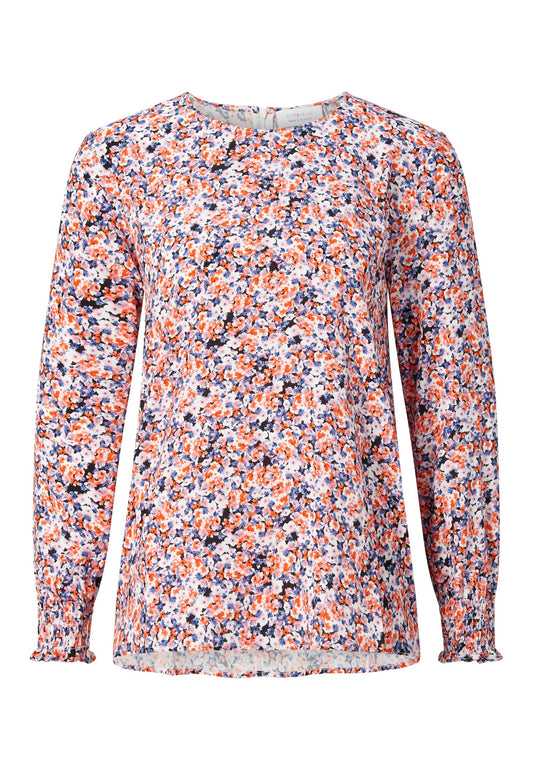 Rich & Royal Sustainable Bluse with Blumen Dessin Red (RI521E090-G11) Women