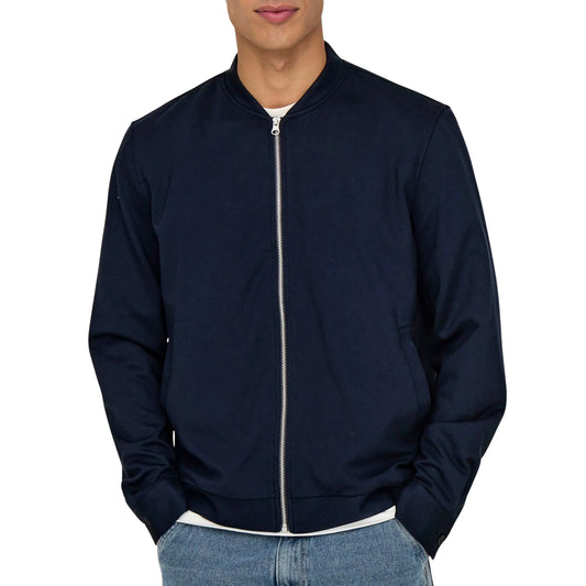 Only & Sons Mark Bomber Jacket (22033691-NIGHTSKY) Men