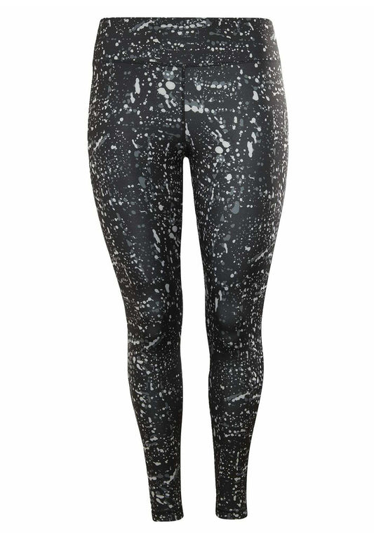 Reebok Workout Ready Printed Leggings (Plus Size) Black (RE541E15E-Q11) Women