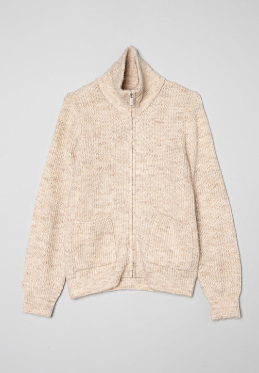 ONLY GIRLS KOGFRIDA LIFE LS ZIP CARDIGAN ZA KNT Beige (ZZO2TZ034-A00) Kids