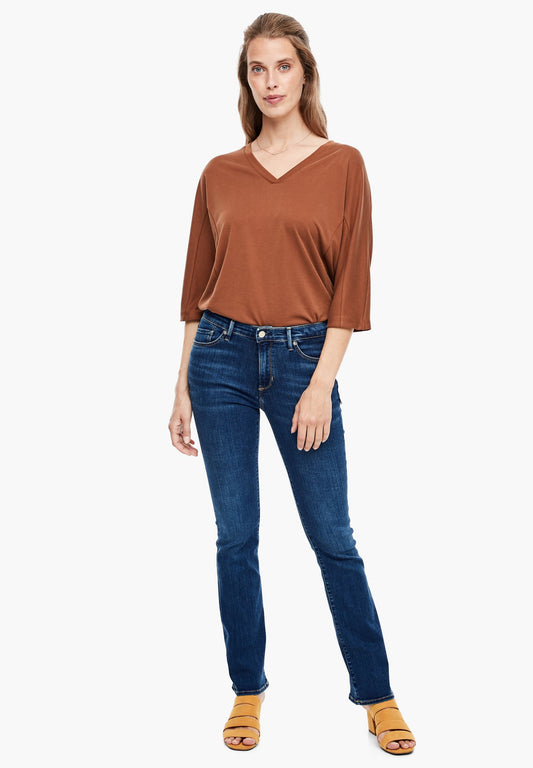 s.Oliver Trousers lang Dark-Blue Denim (SO221N0O0-K11) Women