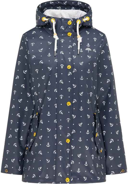 Schmuddelwedda Regenjacke mit Ankerprint (WD221G03J-K11) Women